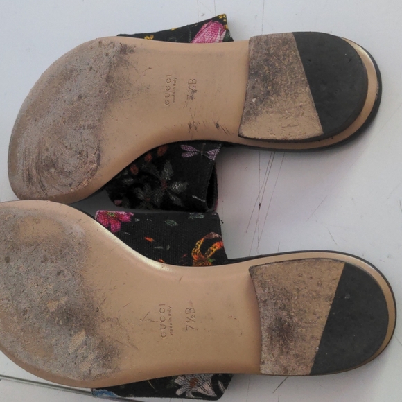 Gucci Nero Flora flip flops - Picture 4 of 5